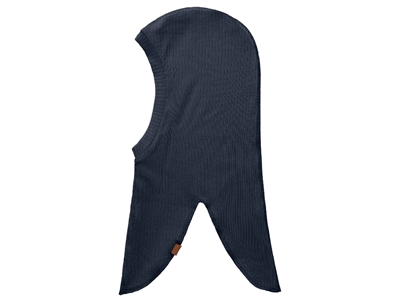 Name It balaklava i dark sapphire ribstrik set fra siden